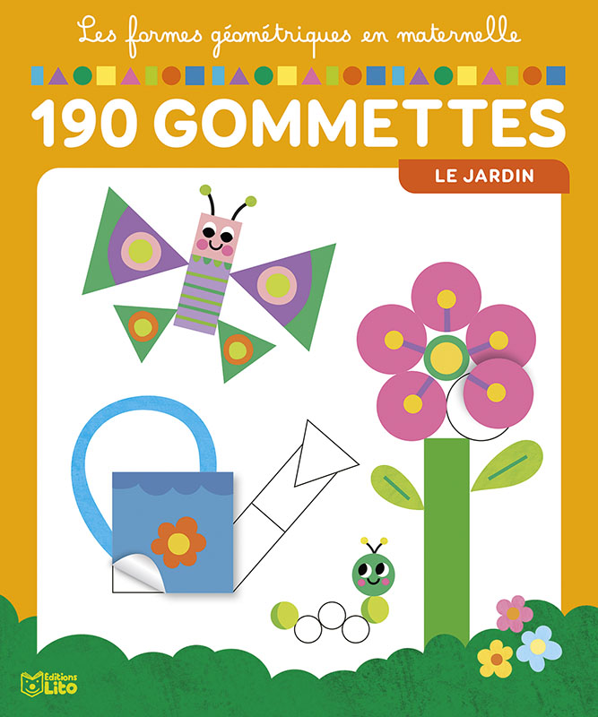 Livre Mes gommettes Lito - Le jardin aux Éditions Lito : Livres pour  enfants ÉDITIONS LITO maison - botanic®